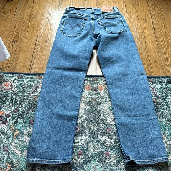 Levi's Wedgie Straight Fit Denim Jeans sz 25 - Picture 8 of 8
